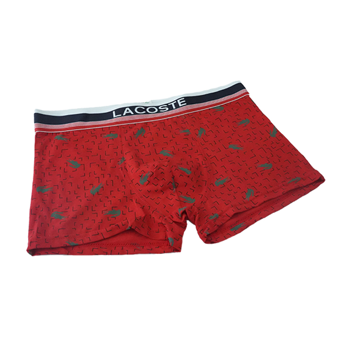 Boxer Lacoste Hombre Prints Colors Rojo Verde